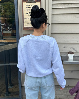 Eight-stitch raglan sweatshirt