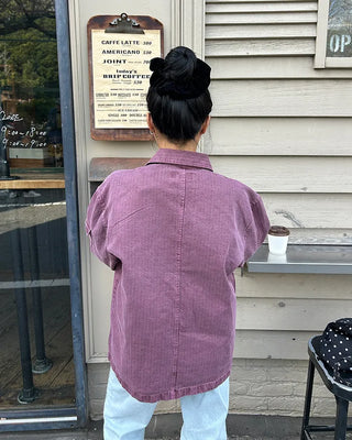 Washed Work Shirt Jacket
