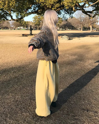 Half-zip border fleece