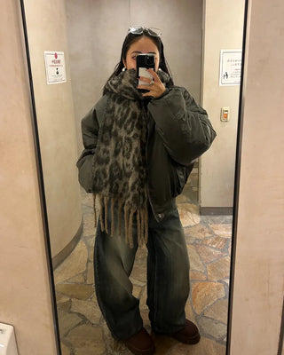 (Unisex) Gathered Sleeve Military Blouson