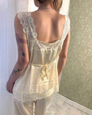 Lace Tank & Pants Lingerie Set