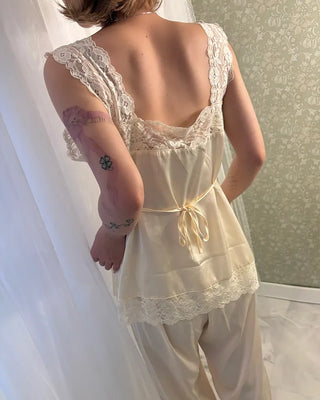 Lace Tank & Pants Lingerie Set