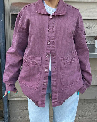 Washed Work Shirt Jacket