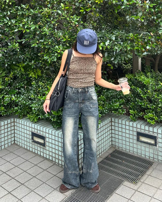 Double rivet line nylon bag
