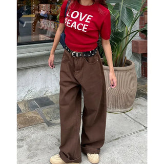 Wide cotton pants