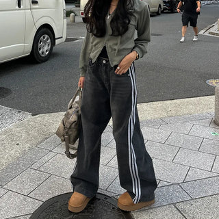 2-way cropped hoodie zip-up