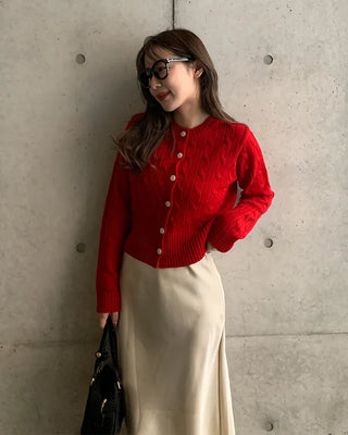 Satin Mermaid Long Skirt