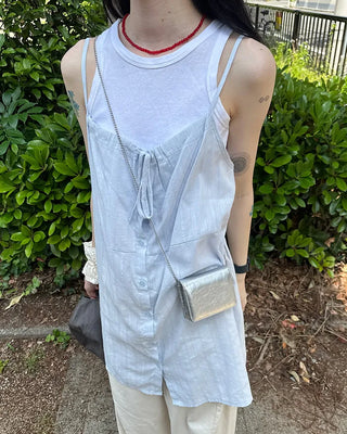 Layered mini dress