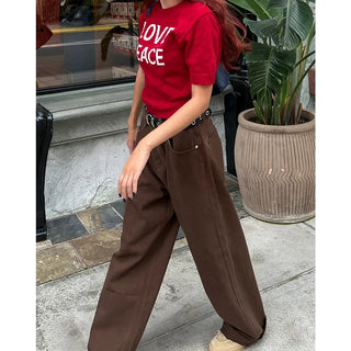 Wide cotton pants