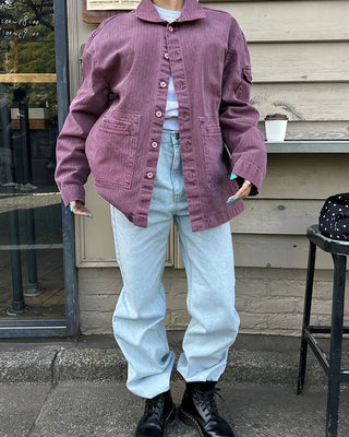 Washed Work Shirt Jacket