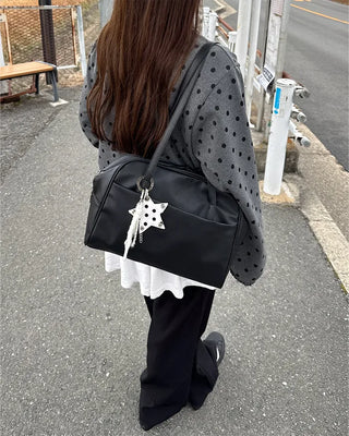 Simple square shoulder bag
