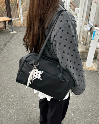 Simple square shoulder bag