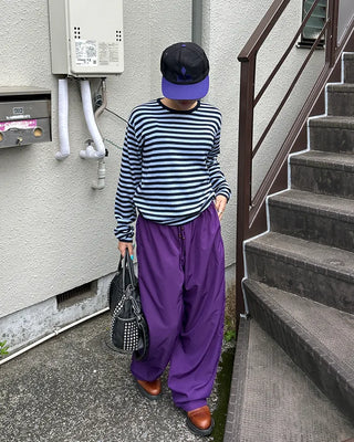 Round neck loose long-sleeve knit