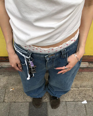 (ORIGINAL) Loose Fit Denim Pants