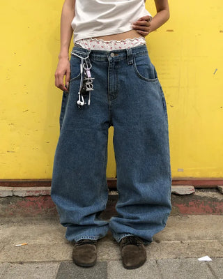 (ORIGINAL) Loose Fit Denim Pants