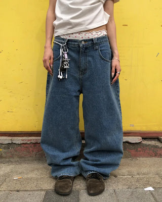 (ORIGINAL) Loose Fit Denim Pants