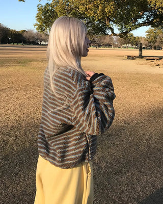 Half-zip border fleece