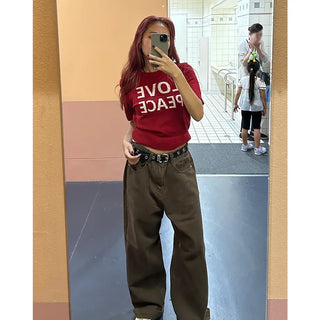 Wide cotton pants