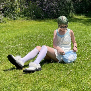 Colored knee socks