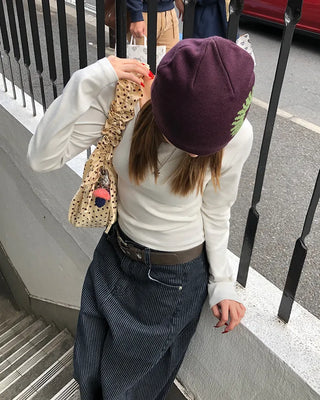 2-Way Neck Slim Long T-Shirt