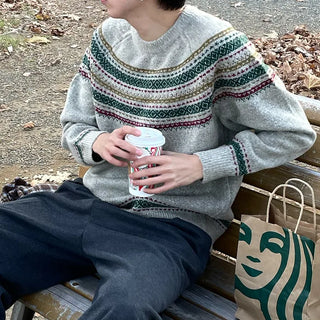(Unisex) Nordic Round Knit