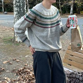 (Unisex) Nordic Round Knit