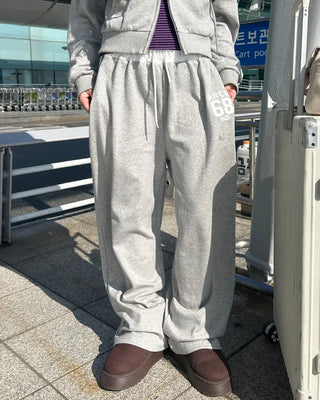 68 Patch Waist Shirring Pants