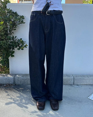 Square-toe simple loafers