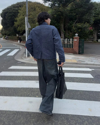 Tweed collar jacket