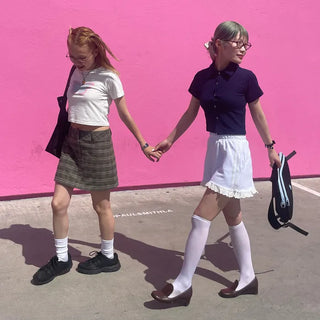 Colored knee socks