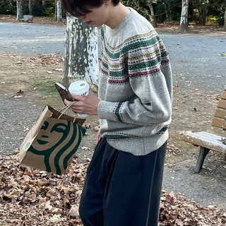 (Unisex) Nordic Round Knit