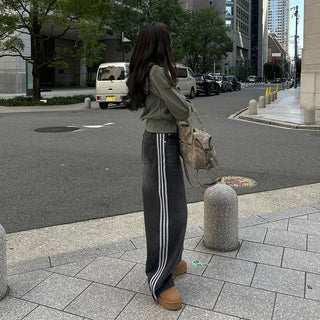 2-way cropped hoodie zip-up