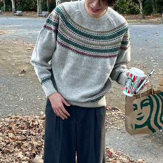 (Unisex) Nordic Round Knit