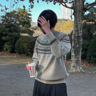 (Unisex) Nordic Round Knit