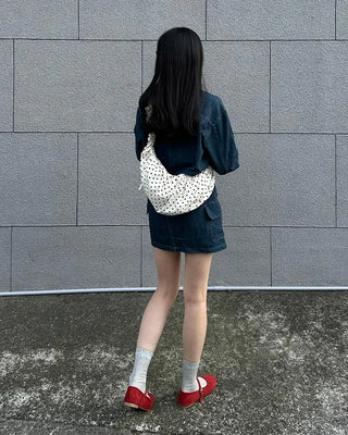 Denim shirt and skirt set