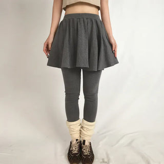 Flared leggings skirt