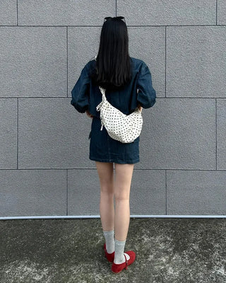 Denim shirt and skirt set