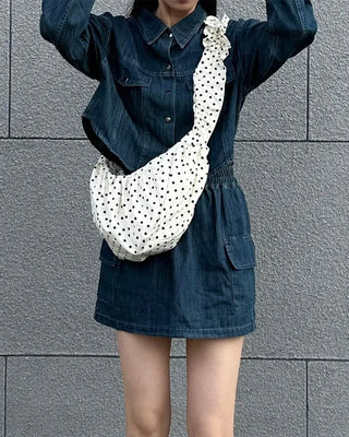 Denim shirt and skirt set