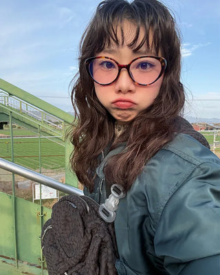 Oval Bold Frame Glasses