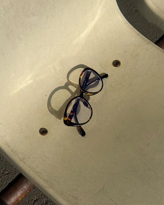 Oval Bold Frame Glasses