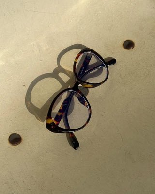 Oval Bold Frame Glasses