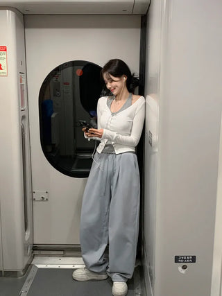 Slim Button Cardigan