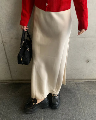 Satin Mermaid Long Skirt