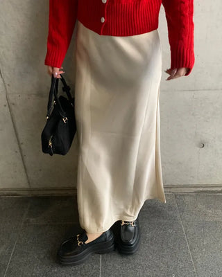 Satin Mermaid Long Skirt