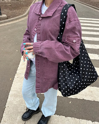 Washed Work Shirt Jacket