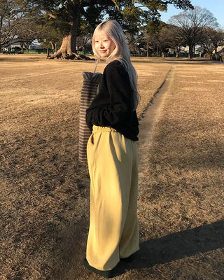 Argyle patch knit