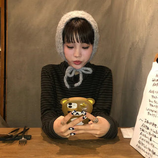 Knitted earmuffs