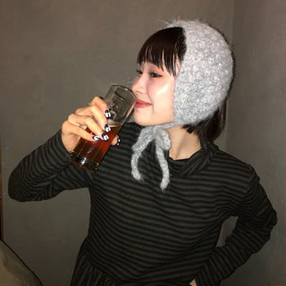 Knitted earmuffs