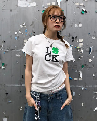 (ORIGINAL) Lucky Glow Clover T-Shirt