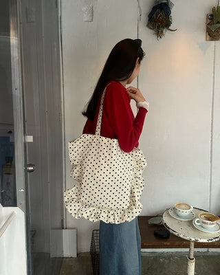 Dot Frill Eco Bag